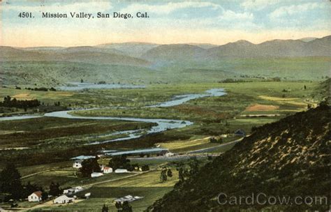 Mission Valley San Diego, CA Postcard