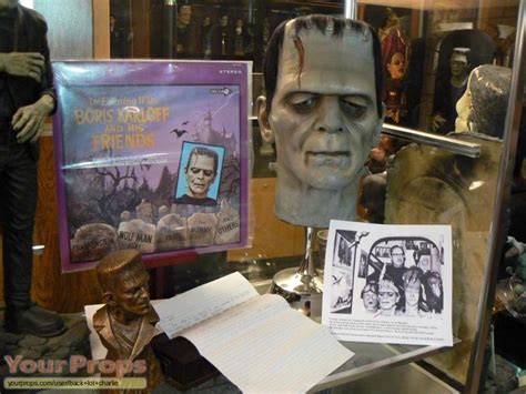 miscellaneous productions Forrest J Ackerman collection FRANKENSTEIN MASK -1960s DON POST Boris ...