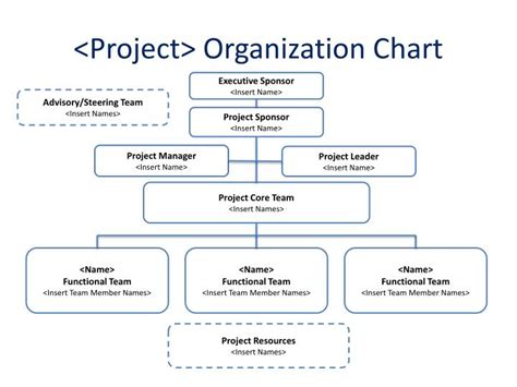 Project Organization Chart 9EF