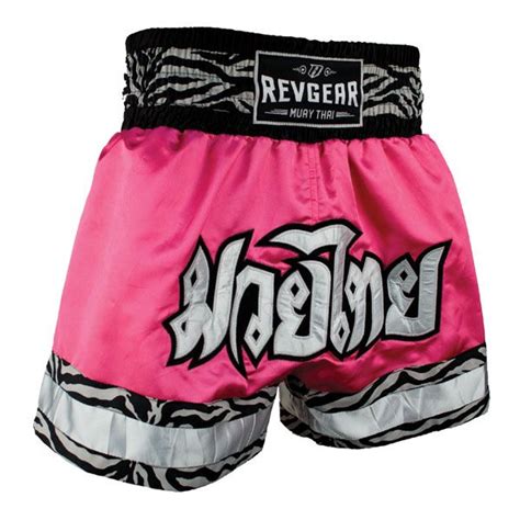 Revgear Womens Apara Muay Thai Shorts - Pink Punk | Thai boxing shorts ...