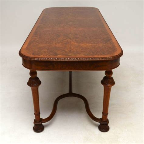 Large Antique Burr Walnut Dining Table | Marylebone Antiques