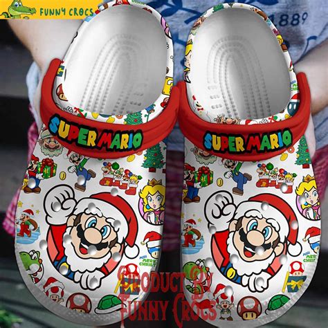 Santa Mario Christmas Crocs Shoes Clogs - Discover Comfort And Style ...