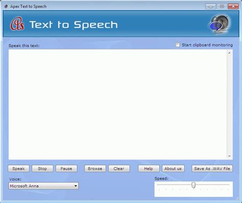 Text to Speech Software 2.3.8.2 - free Text to Speech Software download