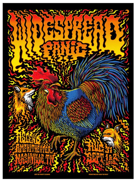 Widespread Panic Nashville poster – 2018 : Scraped Knee