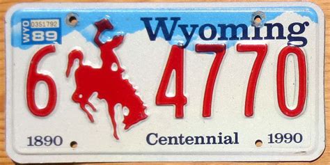 File:Wyoming license plate, 1988-1992.png - Wikipedia