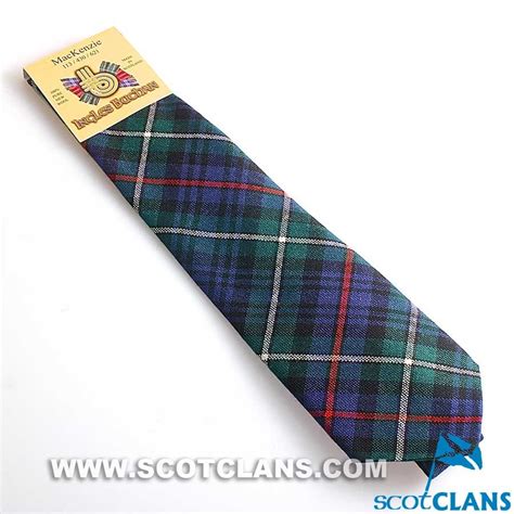 Clan MacKenzie Modern Tartan Tie | Tartan tie, Tartan, Wool tie