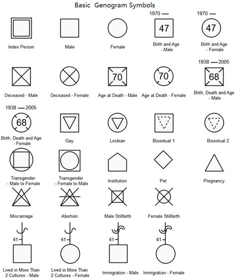 How to Create a Genogram Quickly | Family genogram, Genogram template ...