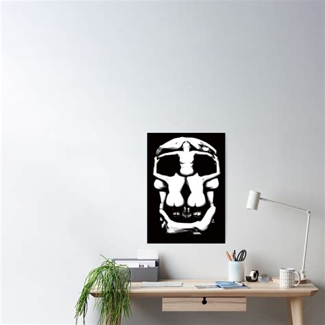 "Salvador Dali’s naked Skull" Poster by PaulRafferty | Redbubble