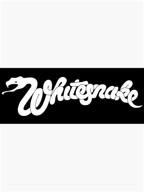 "Whitesnake logo" Poster for Sale by PAULARHATCH | Redbubble