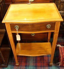 Castle Close Antiques - mahogany side table with drawer - Furniture