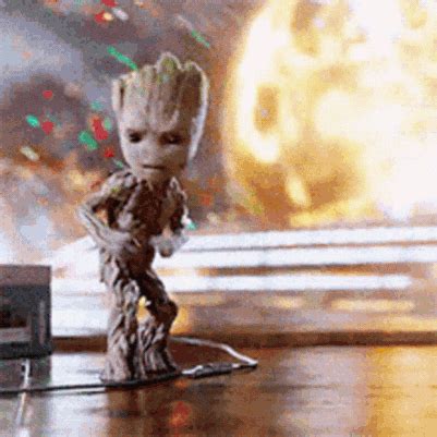 Guardians Of The Galaxy Dancing Baby Groot GIFs | Tenor