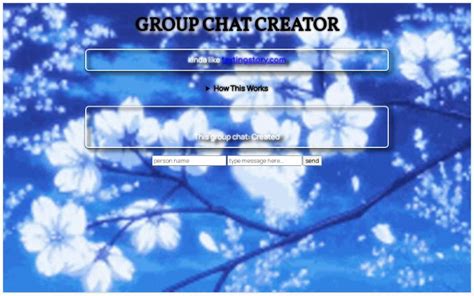 Create A Group Chat