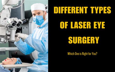 The Different Types of Laser Eye Surgery: Which One is Right for You? - Harcourt Health