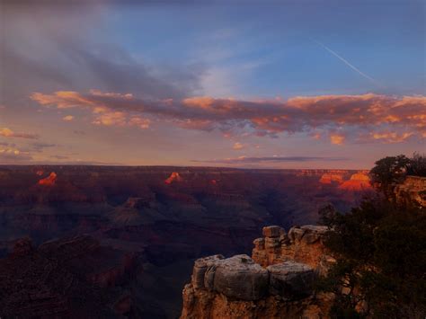 Sunset over the Canyon : grandcanyon