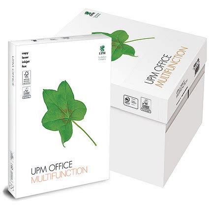 UPM A4 Multifunctional Paper, White, 80gsm, Box (5 x 500 Sheets) | Paperstone