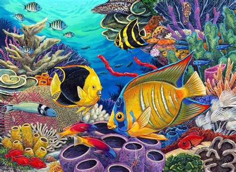 Painting By Numbers - Caribbean Coral Reef (Jr Large) | Royal ...