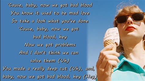 Taylor Swift - Bad Blood (Taylor's Version) (Lyrics) ft. Kendrick Lamar ...