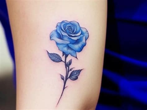 Blue Rose Tattoo Meaning: Symbolism and Artistry