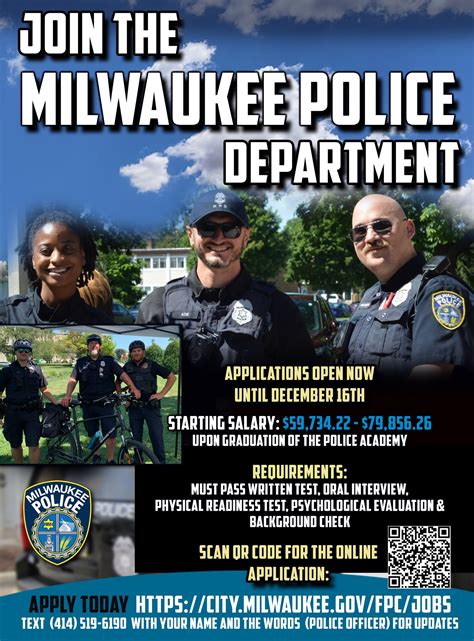 Milwaukee Police on Twitter: "#MKEPD #JoinOurTeam #NowHiring Apply ...