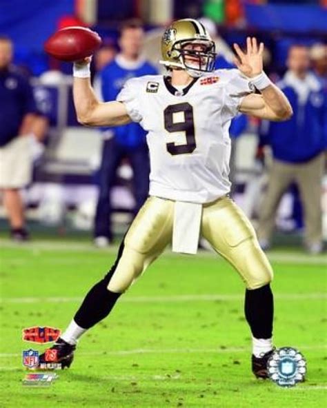 Drew Brees Super Bowl XLIV Action Photo Print - Walmart.com