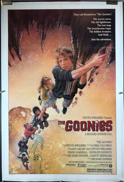 THE GOONIES, Original Vintage Theatrical 1 Sheet Movie Poster For Sale ...