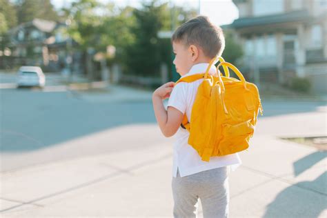 Kid Walking To School