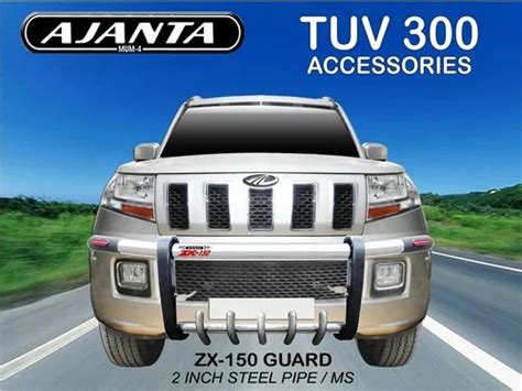 TUV300 ACCESSORIES, FRONT GUARD, REAR GUARD, - TUV 300 PU Front Guard Nightrider Ajanta ...