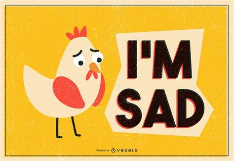 Sad Chicken Illustration #AD , #Ad, #AD, #Illustration, #Chicken, #Sad Hug Illustration, Chicken ...