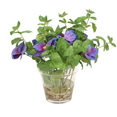 Primrue Pansy Centerpiece in Pot | Wayfair