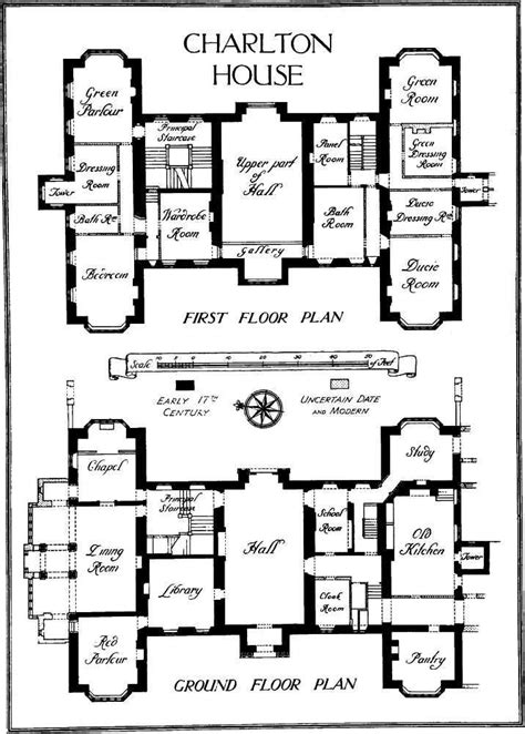 Charlton House floor plan | Mansion floor plan, Castle floor plan, English country house plans