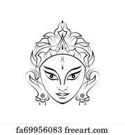 Free art print of Durga Goddess Of Power, Divine Mother Of The Universe ...