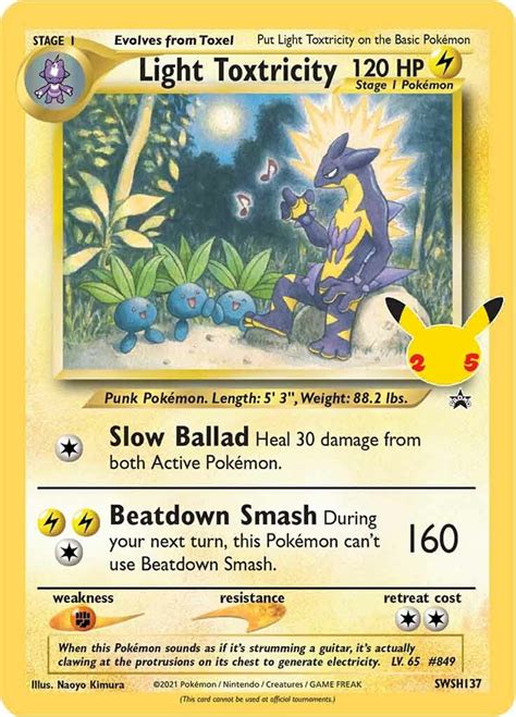 Light Toxtricity - SWSH137 - SWSH: Sword & Shield Promo Cards - Pokemon