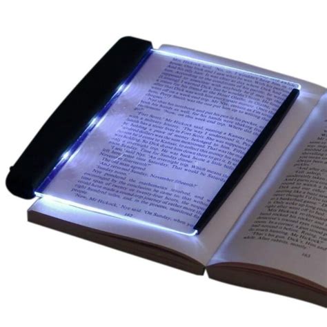 Large Ultra Bright LED Page Magnifier LED Tablet Night Vision Reading Light Eye Care Reading ...