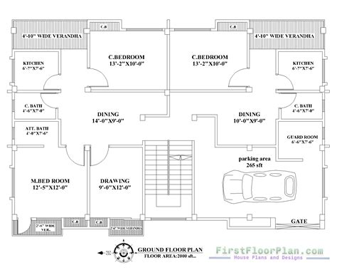 4 Storey building plans and structural design - First Floor Plan ...