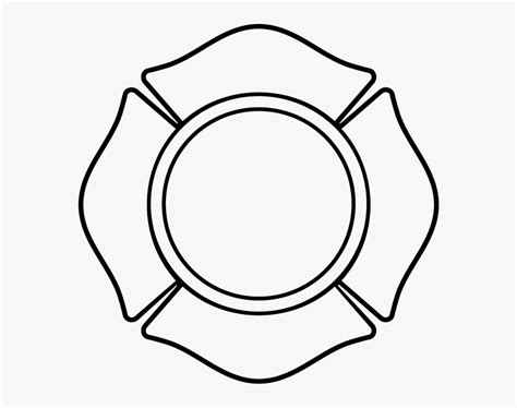 Fire Department Badge Template, HD Png Download - kindpng