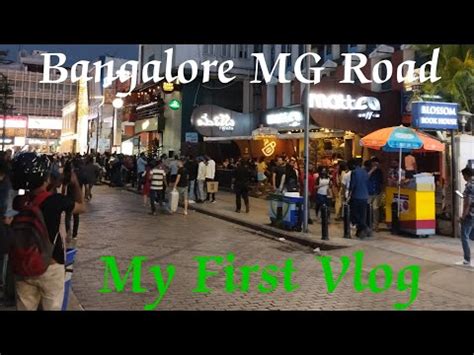 Bangalore MG road/nightlife - YouTube