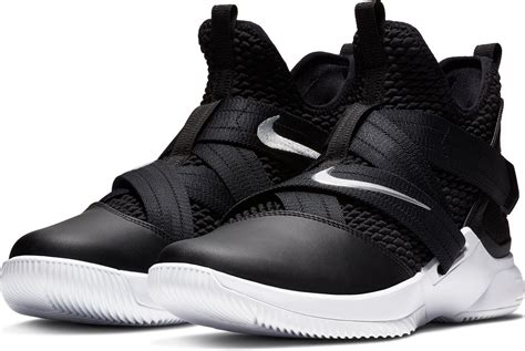 Nike Zoom Lebron Soldier 12 Basketball Shoes in Black/Silver (Black) for Men - Lyst