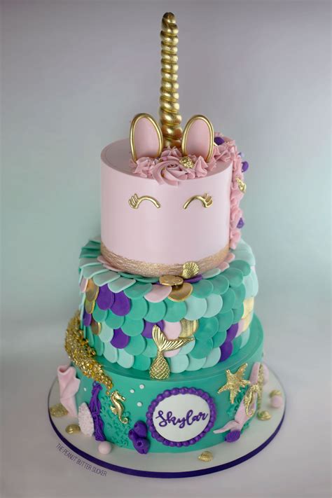 Unicorn Mermaid Cake