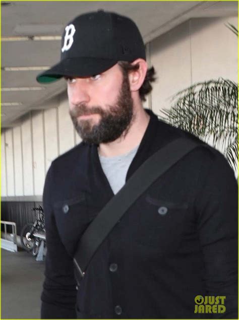 John Krasinski Rocks Full Beard Arriving at LAX!: Photo 4024934 | John ...