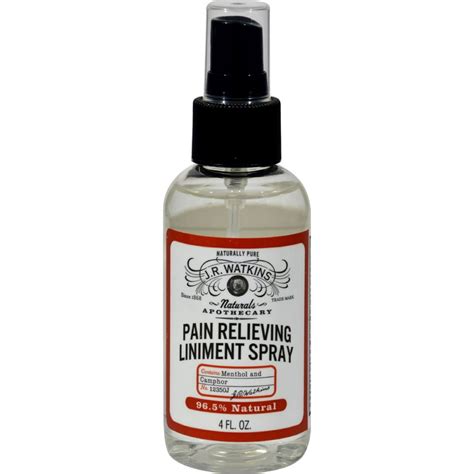 J.R. Watkins Natural Pain Relieving Liniment Spray , 4 oz - Walmart.com - Walmart.com