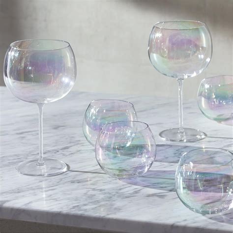 LSA | Bubble Balloon Glass - Set of 4 | Unisex | Clear | Flannels