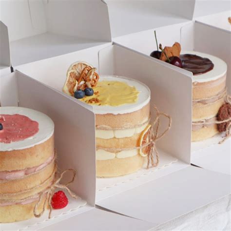 Beatiful cake box, cake box with handle | Cake box, bakery box and more - bakery, cafe supplier ...