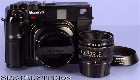 MAMIYA 6 RANGEFINDER MEDIUM FORMAT 6X6 CAMERA W/ 75MM F3.5 LENS VERY ...