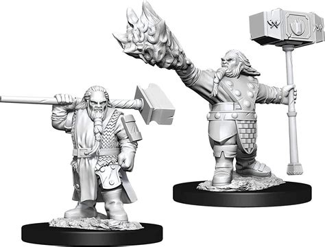 Dungeons & Dragons Miniatures: Dwarf Cleric (2020) – Dragons Den Games