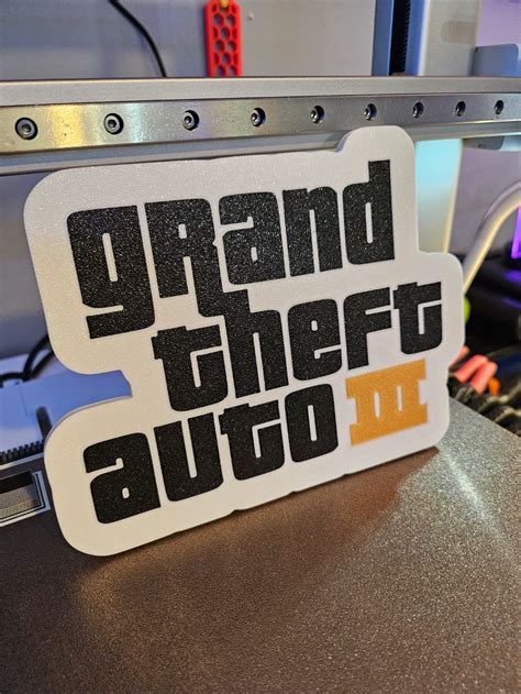 GTA-3-Logo-Wall Art by Tommy Gun - MakerWorld