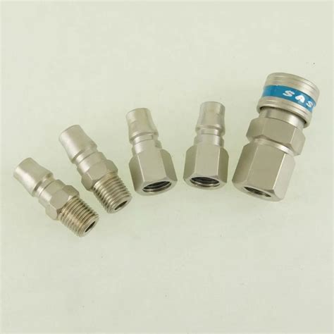 5PCs Quality Air Compressor Hose Quick Coupler Connector Garage Tools ...