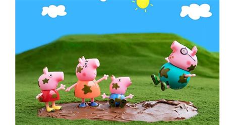 Peppa Pig Muddy Puddles Family 4-Figure Pack – Only $5.50! - Common ...