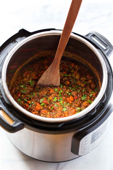 Instant Pot Lentil Soup {Quick and Easy Prep!} - WellPlated.com