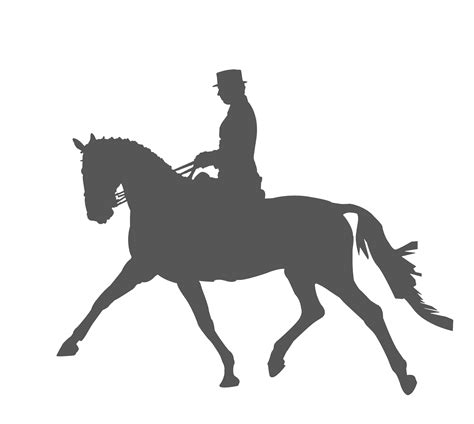 Dressage Horse Silhouette at GetDrawings | Free download