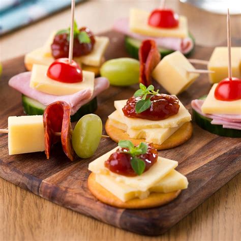 Chorizo, Ham and Cheese Canapés - Recipes | Dairy UK